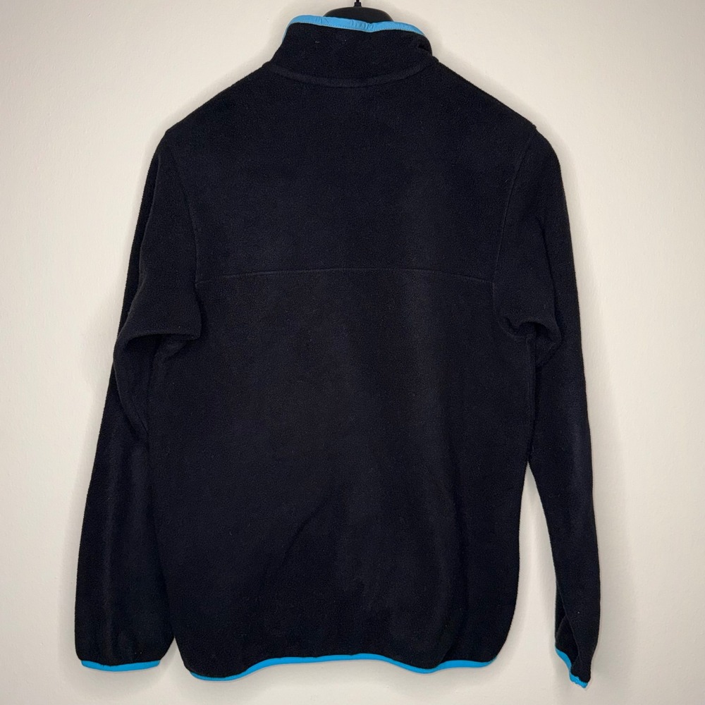 Patagonia Fleece Snap-T Pullover Jacket Black Blue Women's Size M‎ - Picture 2 of 10